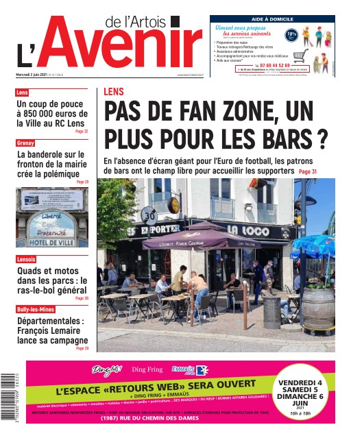 Abonnement L Avenir De L Artois Lens N° 21730247 - Cafeyn