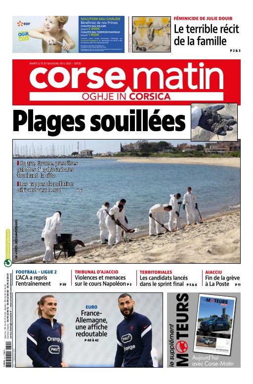 Abonnement Corse Matin n° 21734256 Cafeyn