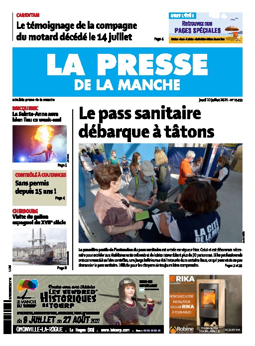 Abonnement La Presse De La Manche N° 21745570 Cafeyn